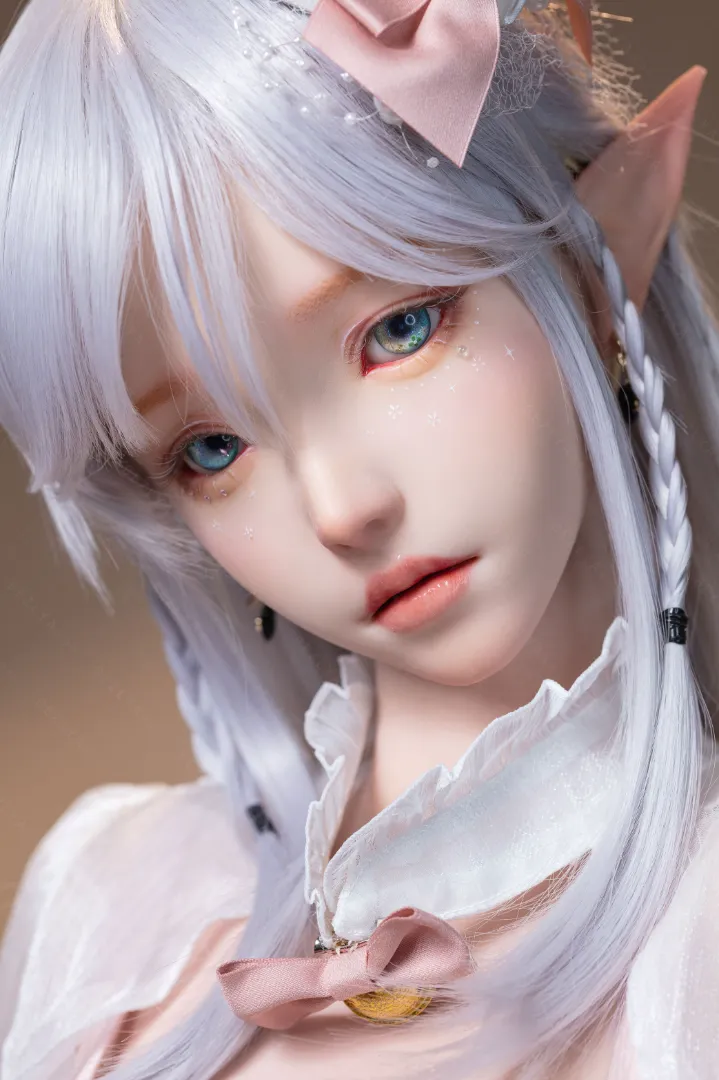 155cm (5ft1) E CUP Lightweight Silicone Sex Doll, Movable Jaw Head Calla